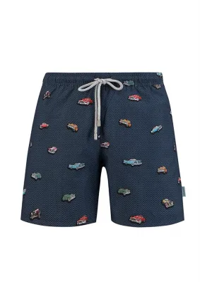 JOHN FRANK ERKEK ŞORT MAYO JFSS21SW20-RETROCAR