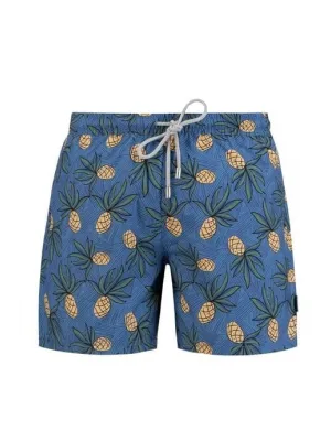 JOHN FRANK ERKEK ŞORT MAYO JFSS21SW39-PINEAPPLE BLUE