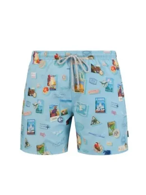 JOHN FRANK ERKEK ŞORT MAYO JFSS21SW49-TRAVEL