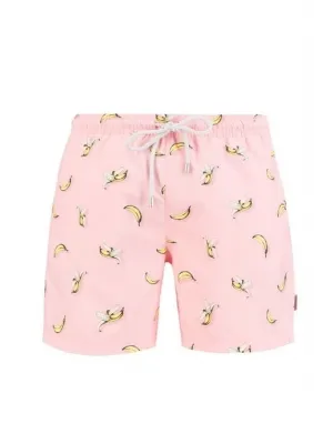 JOHN FRANK ERKEK ŞORT MAYO JFSS21SW54-BANANA PINK