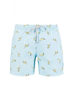 JOHN FRANK ERKEK ŞORT MAYO JFSS21SW55-BANANA BLUE