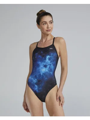 TYR KADIN YÜZÜCÜ MAYOSU W DMDFIT STARBNE BLUE DSTA7A420