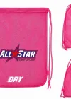 AllStar Spor Okulları Logo Baskılı  Dry File Çanta  Pembe
