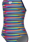 ARENA RACING STRIPE KIZ ÇOCUK YÜZÜCÜ MAYOSU 009006570