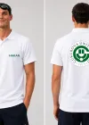 Çukurava Üniversitesi ve İsim Baskılı Polo (Lacost) Yaka T-shirt Beyaz