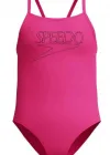 SPEEDO ENDURANCE PLUS LOGO KIZ ÇOCUK YÜZÜCÜ MAYOSU 8-A000207004