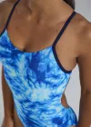 TYR KADIN YÜZÜCÜ MAYOSU W CUTOUT AZULTEC OCEAN BLUE P04070373