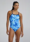 TYR KADIN YÜZÜCÜ MAYOSU W DMDFIT AZULTEC OCEAN BLUE P04076373