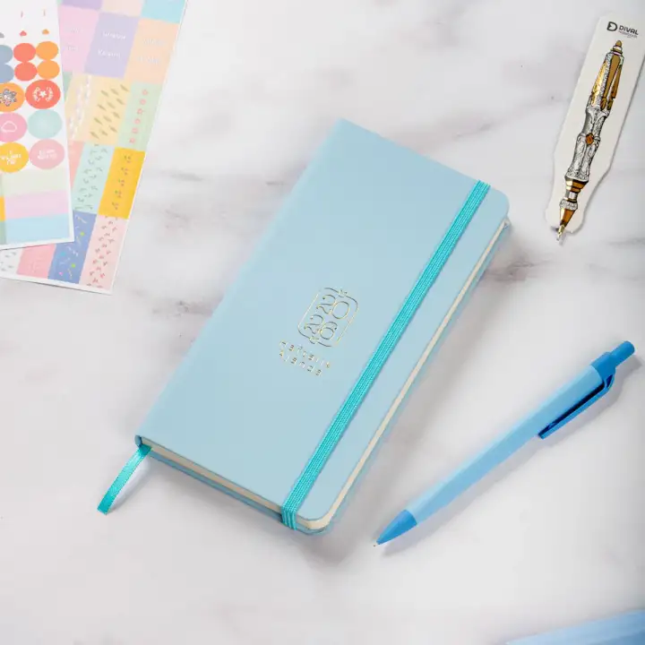 2026 Haftalık Ajanda 9x18 cm Sert Kapak - Mavi