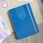 12li Tarihsiz Planlayıcı Ajanda Yılbaşı Hediye Seti - 15x21 cm - Vegan Deri Kapak