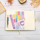 13,5x20 cm Van Gogh Sert Kapak Noktalı Tarihsiz Dikişli Not Okul Defteri