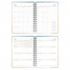 2025-2026 A5 Akademik Ajanda Spiralli Kuşe Kapak 16 Aylık - Okyanus Esintisi