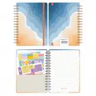 2025-2026 A5 Akademik Ajanda Spiralli Kuşe Kapak 16 Aylık - Okyanus Esintisi