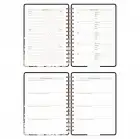 2025-2026 A5 Akademik Ajanda Spiralli Kuşe Kapak 16 Aylık - Yıldızlı Kedi