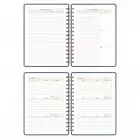 2025-2026 A5 Akademik Ajanda Spiralli Vegan Deri Kapak 16 Aylık - Antrasit