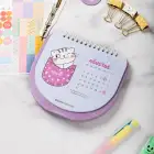 2026 Kedili Hacıyatmaz Masa Takvimi - Meow Kedi Serisi