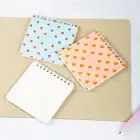 10x10 cm 3lü Karton Kapaklı Spiralli Cep Defteri Bloknot Not Defteri - Meyve Desenli 2