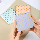 10x10 cm 3lü Karton Kapaklı Spiralli Cep Defteri Bloknot Not Defteri - Meyve Desenli 2