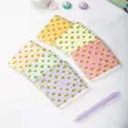 10x10 cm 6lı Karton Kapaklı Spiralli Cep Defteri Bloknot Not Defteri - Kaktüs