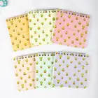 10x10 cm 6lı Karton Kapaklı Spiralli Cep Defteri Bloknot Not Defteri - Kaktüs