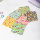 10x10 cm 6lı Karton Kapaklı Spiralli Cep Defteri Bloknot Not Defteri - Flamingo