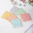 10x10 cm 6lı Karton Kapaklı Spiralli Cep Defteri Bloknot Not Defteri - Meow Kedi