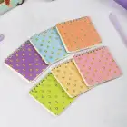 10x10 cm 6lı Karton Kapaklı Spiralli Cep Defteri Bloknot Not Defteri - Avokado