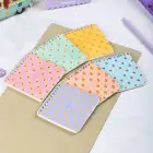 10x10 cm 6lı Karton Kapaklı Spiralli Cep Defteri Bloknot Not Defteri - Meyve Desenli