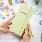 9x18 cm Sert Kapak Kareli Tarihsiz Dikişli Not Okul Defteri - Yeşil