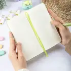 9x18 cm Sert Kapak Kareli Tarihsiz Dikişli Not Okul Defteri - Yeşil