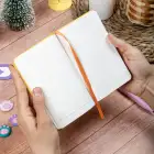 9x14 cm Sert Kapak Çizgili Tarihsiz Dikişli Not Okul Defteri - Meow Kedili 2