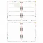 A5 Süresiz Haftalık Planlayıcı Spiralli Kuşe Kapak - Çiçek Bahçesi