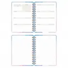 A5 Süresiz Haftalık Planlayıcı Spiralli Kuşe Kapak - Renklerin Dansı