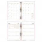 2025-2026 A5 Akademik Ajanda Spiralli Kuşe Kapak 16 Aylık - Renklerin Dansı