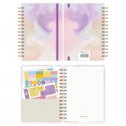 2025-2026 A5 Akademik Ajanda Spiralli Kuşe Kapak 16 Aylık - Renklerin Dansı