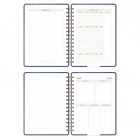 2025-2026 A5 Akademik Ajanda Spiralli Kuşe Kapak 16 Aylık - Yıldızlı Gökyüzü