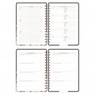 2025-2026 A5 Akademik Ajanda Spiralli Kuşe Kapak 16 Aylık - Yıldızlı Kedi