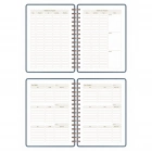 2025-2026 A5 Akademik Ajanda Spiralli Vegan Deri Kapak 16 Aylık - Antrasit