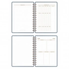 2025-2026 A5 Akademik Ajanda Spiralli Vegan Deri Kapak 16 Aylık - Antrasit