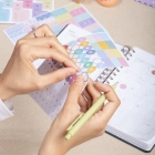 2025-2026 A5 Akademik Ajanda Spiralli Vegan Deri Kapak 16 Aylık - Antrasit