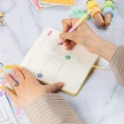 2026 Haftalık Ajanda 9x18 cm Sert Kapak - Sarı