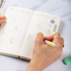 2026 Haftalık Ajanda 9x18 cm Sert Kapak - Yeşil