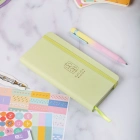 2026 Haftalık Ajanda 9x18 cm Sert Kapak - Yeşil