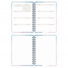 A5 Süresiz Haftalık Planlayıcı Spiralli Kuşe Kapak - Renklerin Dansı