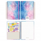 A5 Süresiz Haftalık Planlayıcı Spiralli Kuşe Kapak - Renklerin Dansı