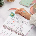 Magnetli Kitap Defter Ayracı 4lü Set - Avokado Serisi