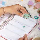 Magnetli Kitap Defter Ayracı 4lü Set - Çiçek Serisi