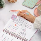 Magnetli Kitap Defter Ayracı 4lü Set - Çiçek Serisi