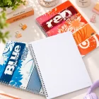 PP Plastik Kapak Spiralli Kareli Okul Defteri A4 3’lü - Colors