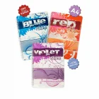 PP Plastik Kapak Spiralli Kareli Okul Defteri A4 3’lü - Colors